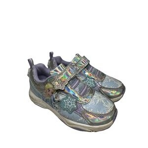 Disney Frozen Girls' Sneakers Anna Elsa Olaf Size 11